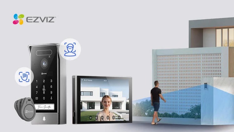 Visiophone connecté installé par EyeTech Aura